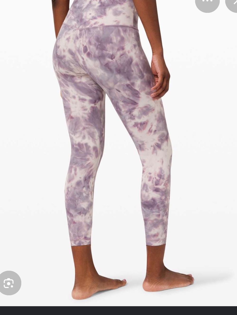 lululemon tie dye purple leggings